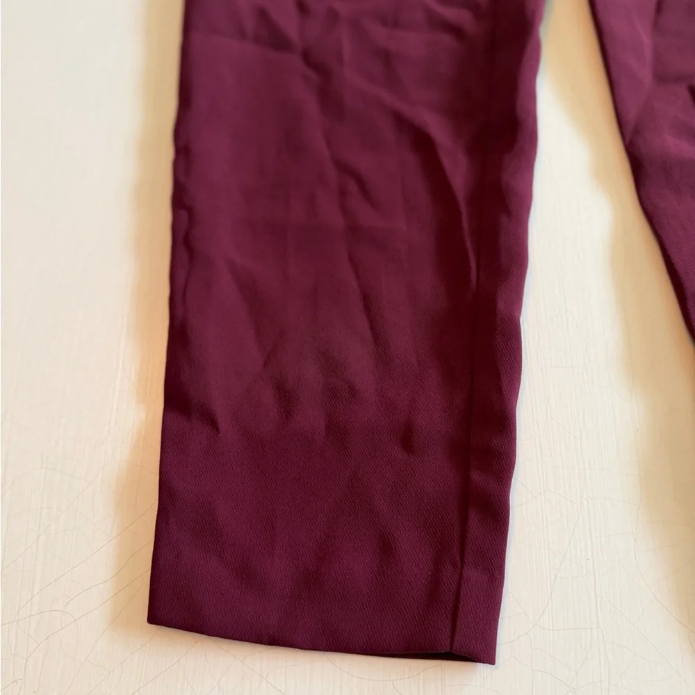 NWT Anthropologie 4 Sasha Button-Fly Tapered Crepe Pants